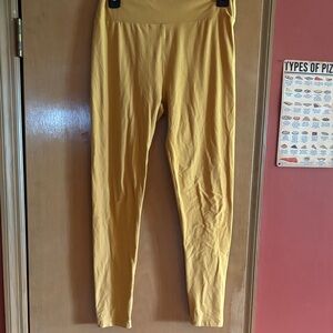 LuLaRoe Mustard Leggings